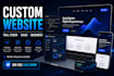 build business website, custom saas website, full stack developer, web app dev