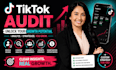 audit your tiktok and create a custom growth and monetization strategy