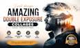 design amazing double exposure collages using your pictures