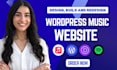 music website redesign wordpress website wordpress website design elementor