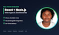 build a responsive web app or dashboard with react and node js