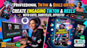 create engaging tiktok reels with cuts, subtitles, effects