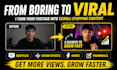 create viral tiktok and reels with captions, hooks and thumbnails