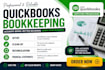 do accounting setup and clean up bookkeeping