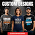 create custom t shirt design or thumbnail fast