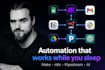 build automation workflows for your business using make, n8n or pipedream