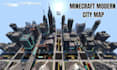 create minecraft city maps, spawn and server worlds in modern urban style