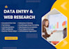 handle data entry and web research fast