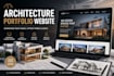 design a modern architecture portfolio website