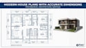 design modern house plans with accurate dimensions