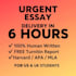write urgent essay assignment in 6 hours with references