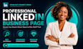 create an impressive linkedin business page