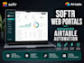build softr web portals and advanced airtable automations