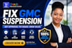fix google merchant center suspension and gmc misrepresentation
