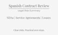review your spanish contract and identify legal risks