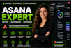 set up your asana workspace,asana projects, and automation