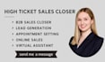 sales closer representative inbound outbound b2b online sales manager