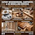 design woodworking, carpentry, cabinet making, joinery and 3d wood modelling