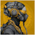 a sci fi character illustration or sci fi character