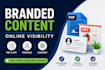 build branded content to improve your online visibility