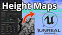 create procedural generation map, height map and terrain map in unreal engine