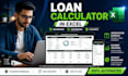 create a professional excel loan amortization schedule with automated dashboard