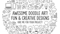 create seamless doodle pattern for fabric packaging