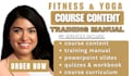 create professional yoga course content, ebooks, and training manuals