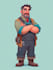 draw 2d game character or 2d game character