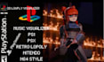 do 3d retro lowpoly music visualizer animation character design ps1 n64 ps2 psx