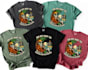 design retro t shirt skeleton beach logo