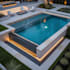 craft backyard pool designs with refined modern layouts