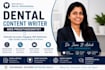 write professional dental content, blogs, and patient education articles