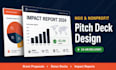 ngo nonprofit pitch deck grant proposal presentation design