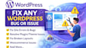 fix wordpress issues, wordpress errors, critical errors, and bugs fast