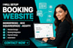 setup booking website on squarespace wordpress wix 17hats acuity scheduling