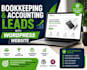 generate bookkeeping and accounting leads with wordpress website