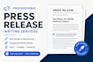 write professional press releases that get media attention