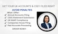 file UK annual accounts and cs01 confirmation statement with