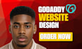 design godaddy website, godaddy website design, redesign godaddy website