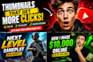 design eye catching youtube thumbnails fast