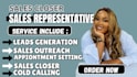 be your b2b sales closer cold calling agent sales representative salesperson