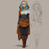 design anime illustration with creative concept