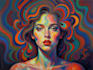 create surreal, psychedelic, abstract art
