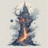 design a sci fi fantasy book cover design that sells