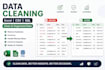data cleaning and analysis in excel, sql or CSV files