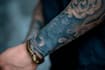 custom an abstract black tattoo design