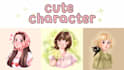 draw you in a cute character style