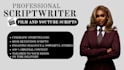 christian movie script, scriptwriter edit and write movie script, screenplay, tv