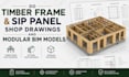 do timber frame and sip panel shop drawings and modular bim models